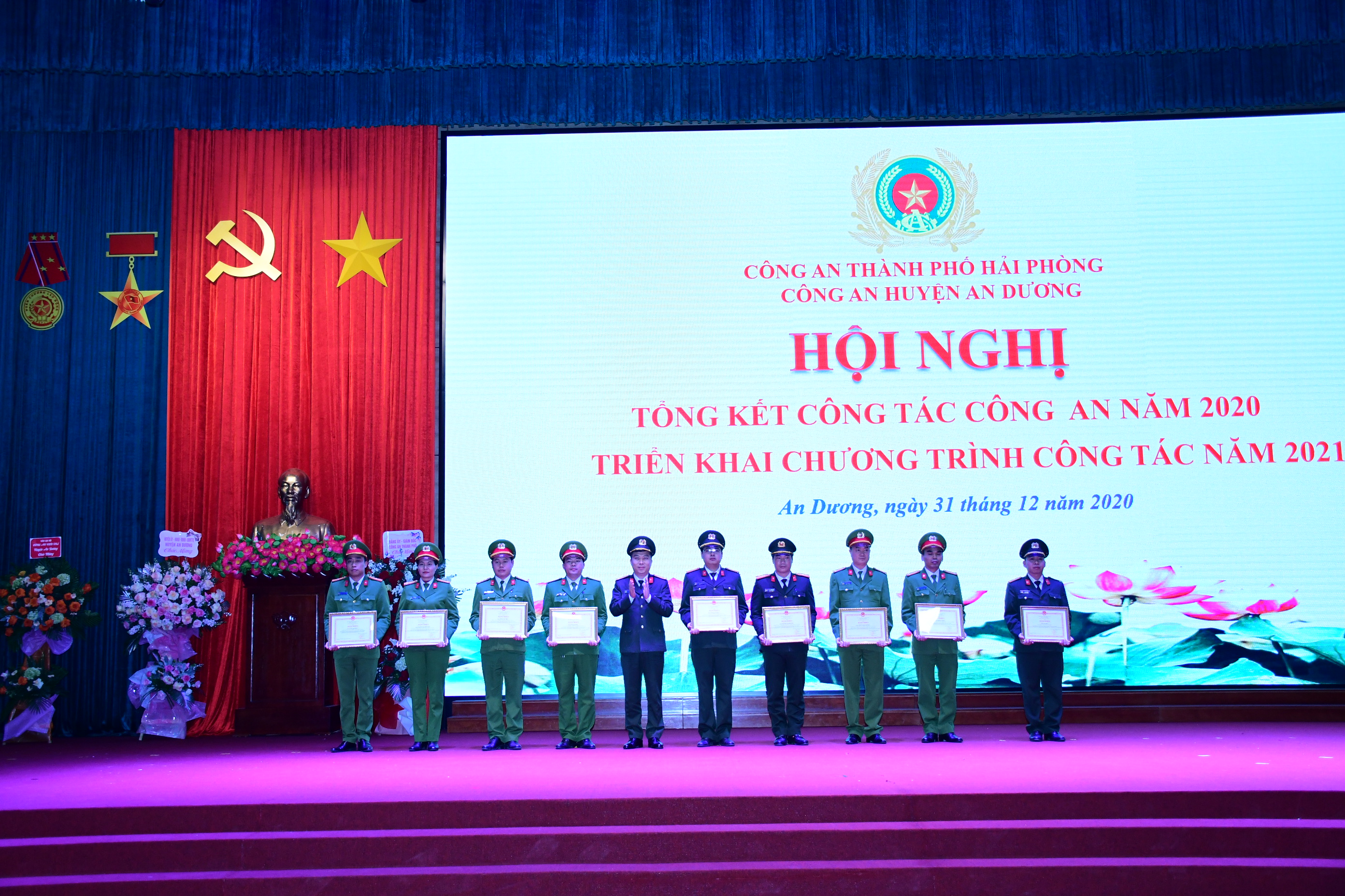 Công an huyện An Dương: Triển khai chương trình công tác năm 2021
